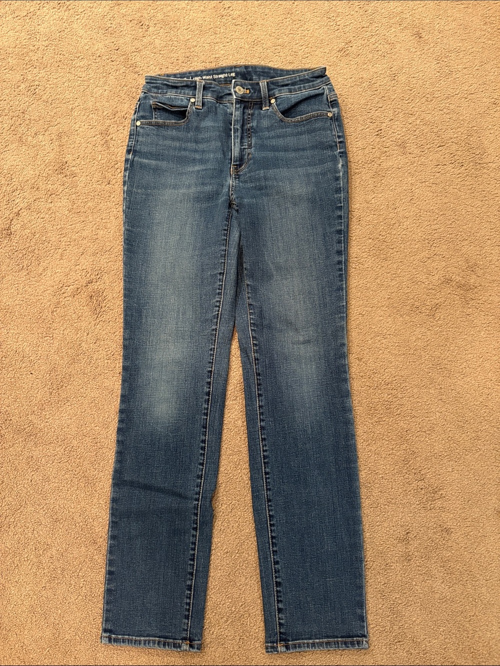 Talbots Flawless High Waist Straight Leg Jeans Size 2